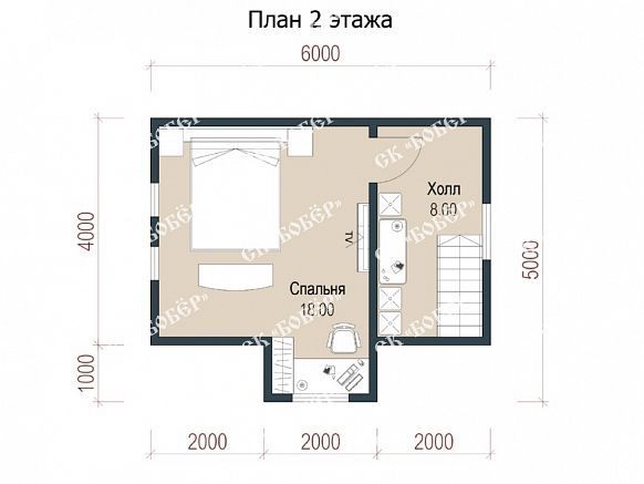 Дом из бруса 6х8. фото